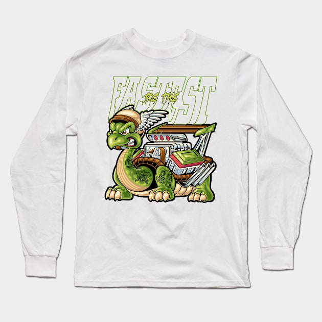 Fastest Turtle Long Sleeve T-Shirt by Wagum Std